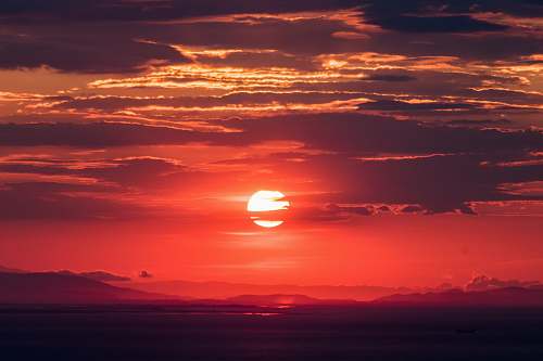 sunset sunset outdoors