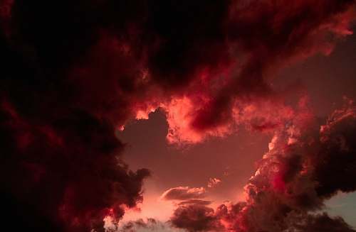 sunset clouds during sunset sky