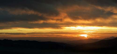 nature mountains during golden hour outdoors