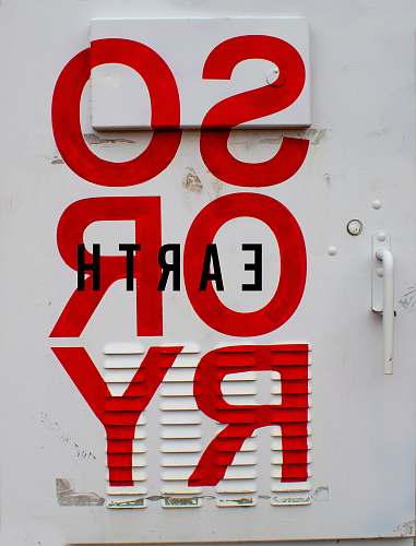 symbol red Sorry wall paint number