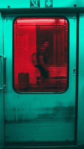 transportation person inside train vehicle