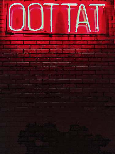 tattoo red Tattoo neon light signage neon