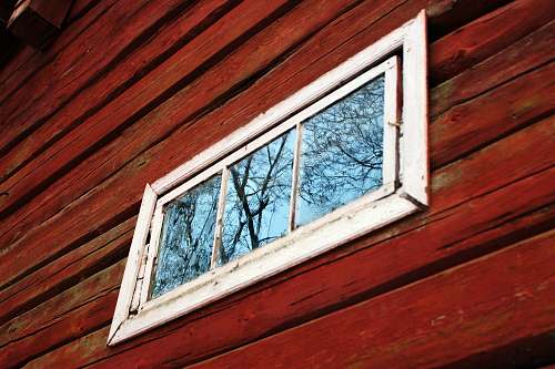 vantaa white wooden framed glass window pane finland