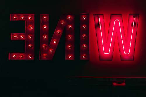 melbourne red Wine marquee sign australia