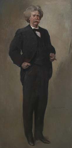 Samuel L. Clemens (Mark Twain) 1912 or 1913
