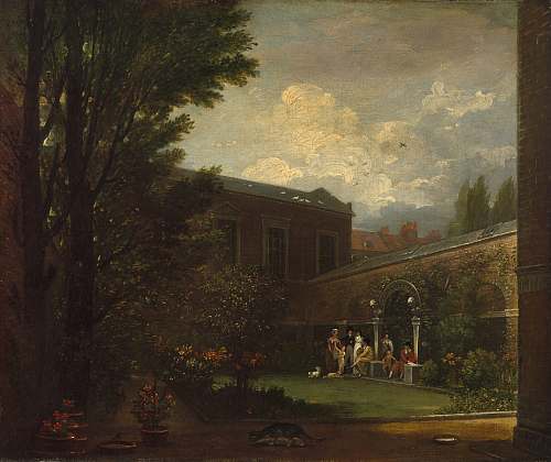 West Family in the Studio Garden 1808-1809
