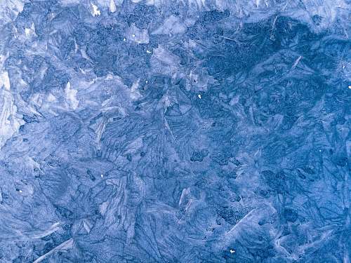 nature blue abstract painting outdoors
