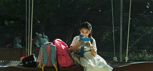 person girl reading book human