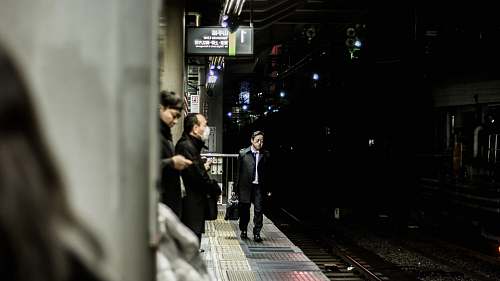 person rail train human