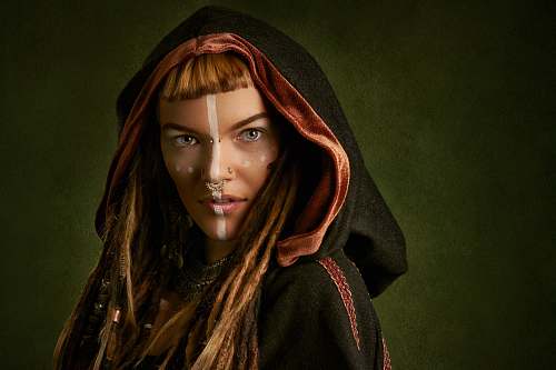 person woman posing wearing coat human