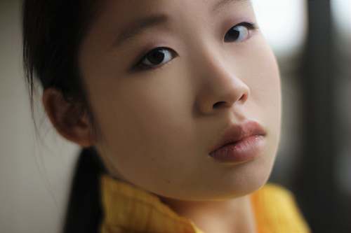 person woman wearing yellow top human