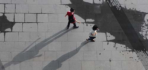 people man and woman walking human