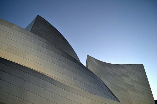 building architectural photography of gray building los angeles