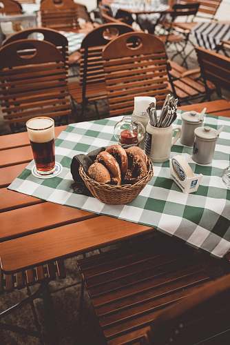 drink clear drinking glass beside doughnut germany