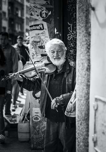 people man playing violin human