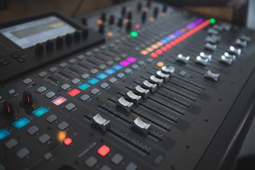 electronics black audio mixer computer hardware