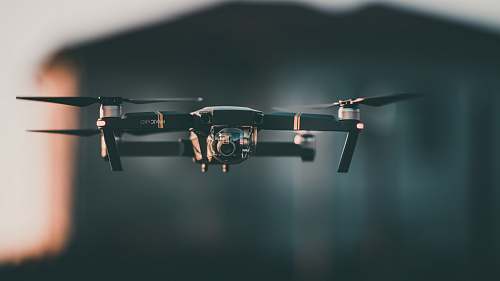 caracal flying black drone romania