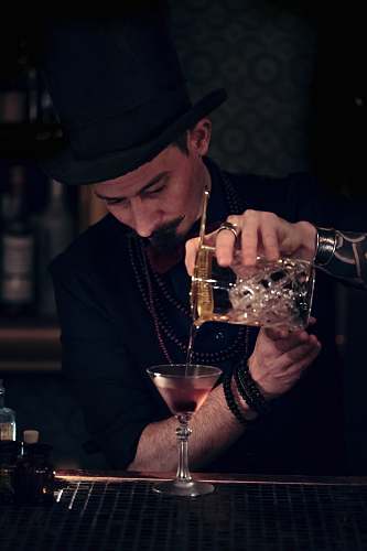 person man pouring the wine glass people