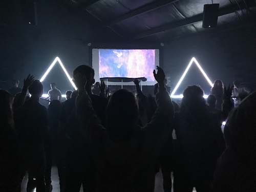 person person raising hands people
