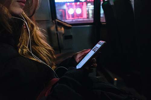 person person uses smartphone phone