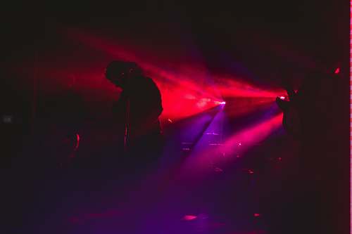 light abstract painting laser