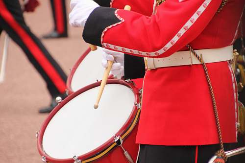 drum person playing drum buckingham palace road