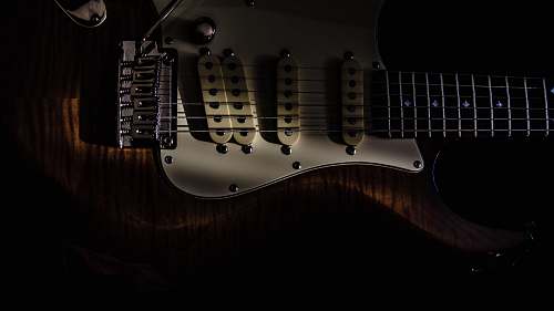 guitar brown and white electric guitar electric guitar