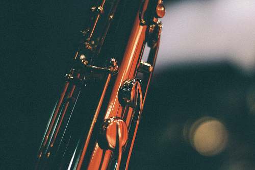 instrument closeup photo of flute saxaphone