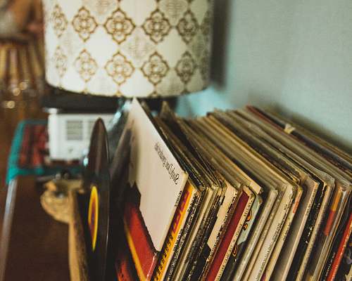 retro file of books records