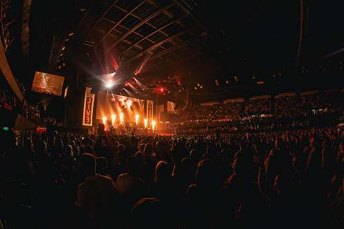 person Live concert stage