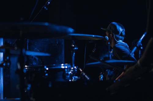 drummer man playing drum musician