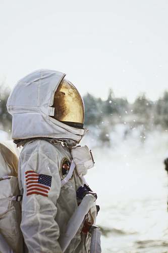 person astronaut with white background human