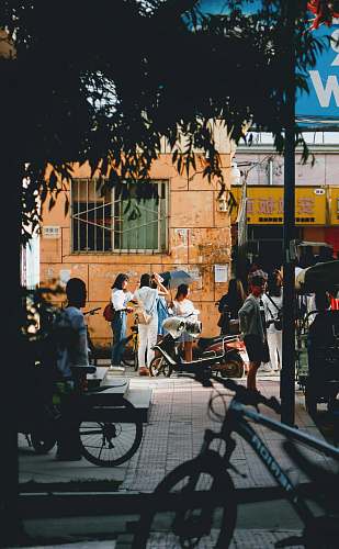 human people on the street person