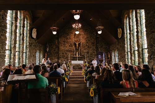person people sitting on chair in church church