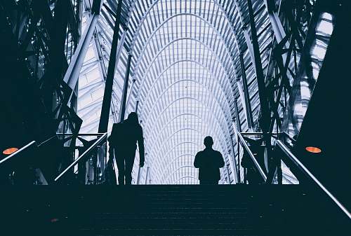 human person climbing stair silhouette