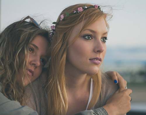 woman two women close up photography girls