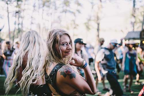 woman woman smiling facing sideway female