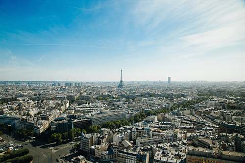  aerial view photography of city under cloudy sky 
