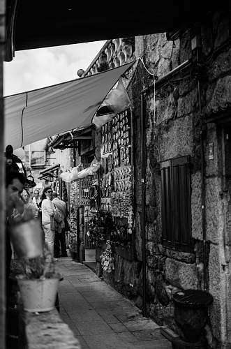 street  black-and-white