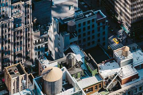 city aerial photography of buildings inside city urban