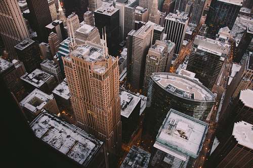 city aerial photography of city skyline during daytime aerial view