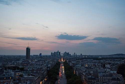city aerial photography of houses metropolis
