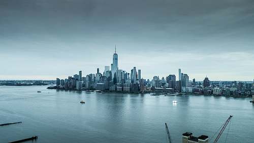 city aerial photography of metropolitan area high rise