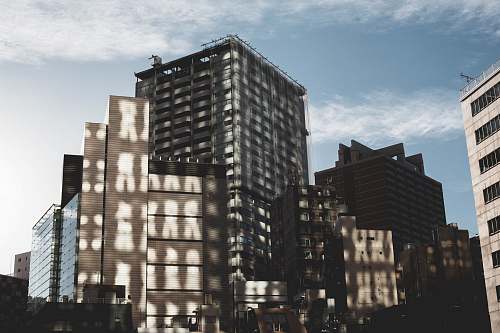 city assorted buildings in the city during daytime high rise