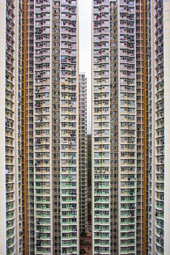city beige high-rise building urban
