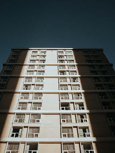 urban beige high-rise building town