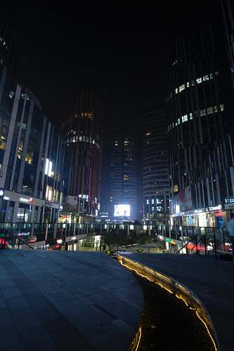city black and brown high rise building downtown