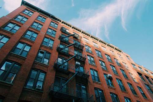 city blue and brown concrete building high rise