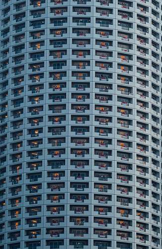 city blue concrete building high rise