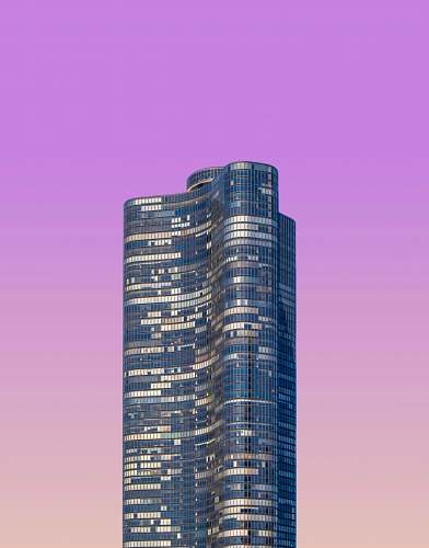 housing blue high-rise building condo